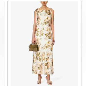 Reformation Aden Floral Silk Midi
Dress size Medium